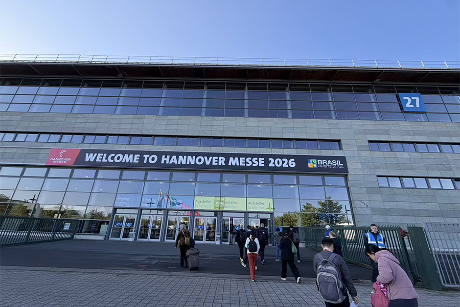 Reportagem ao vivo do expositor na Hannover Messe